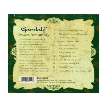 CD Between Earth and Sky Gandalf Rueckseite